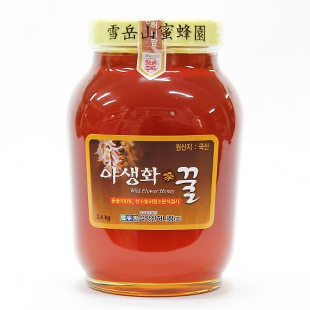 양양몰,설악산허니팜 야생화꿀(잡화꿀) 2.4kg