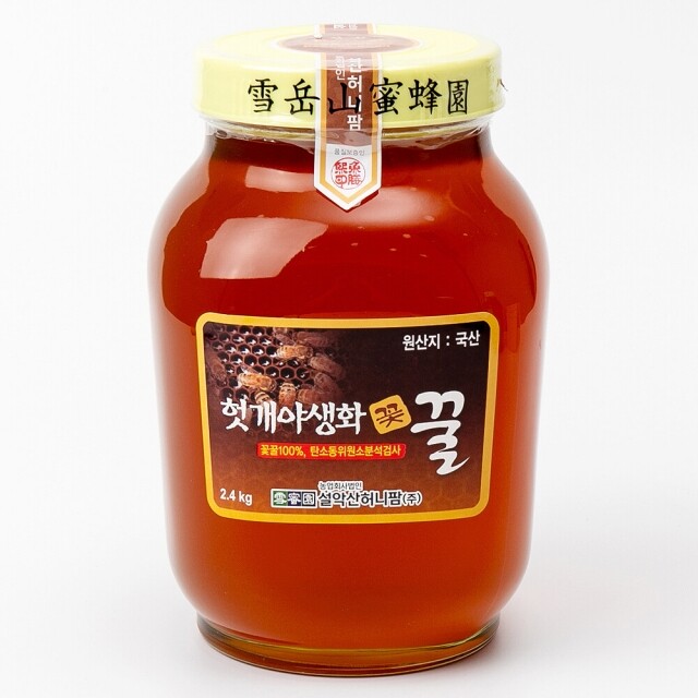 농업회사법인 설악산허니팜(주),설악산허니팜 헛개야생화꿀 2.4kg