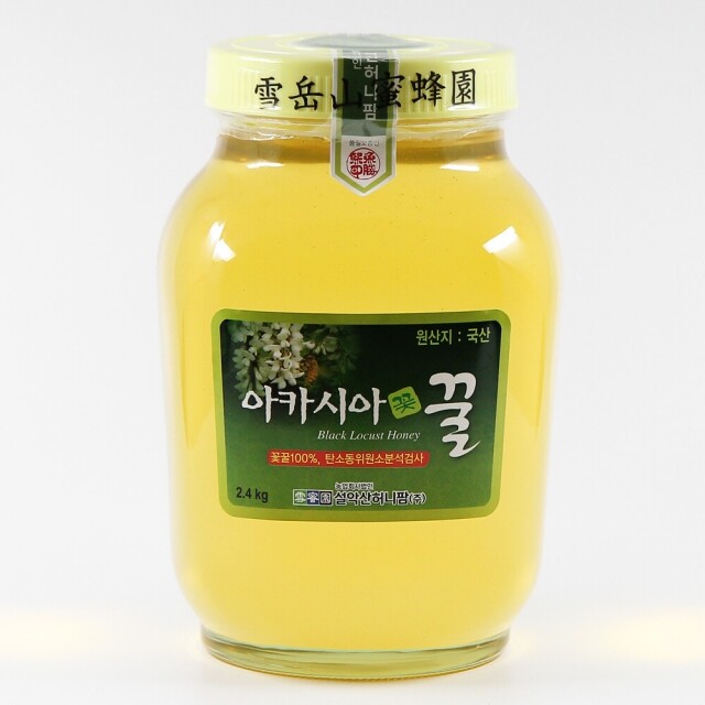 강원더몰,설악산허니팜 아카시아꿀 2.4kg