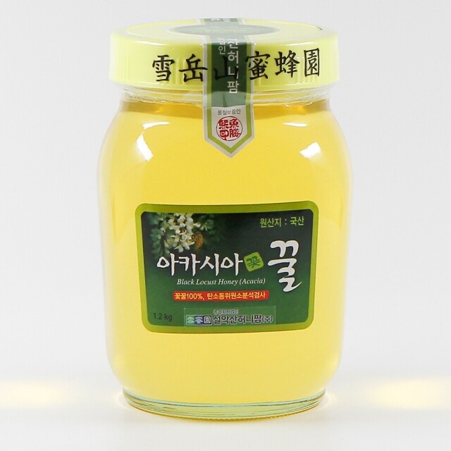 강원더몰,설악산허니팜 아카시아꿀 1.2kg