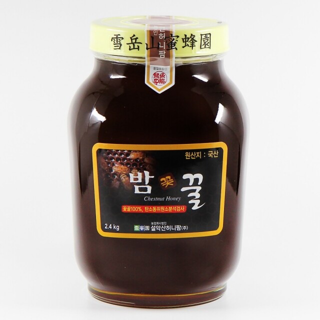 강원더몰,설악산허니팜 밤꿀 2.4kg