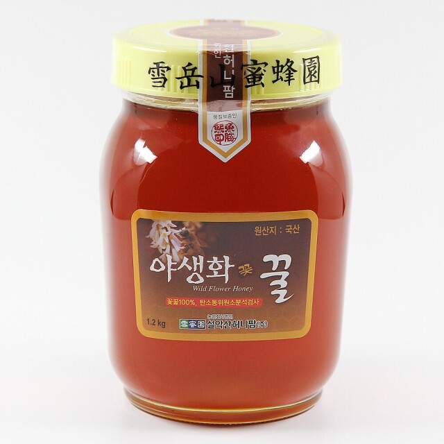 양양몰,설악산허니팜 야생화꿀(잡화꿀) 1.2kg