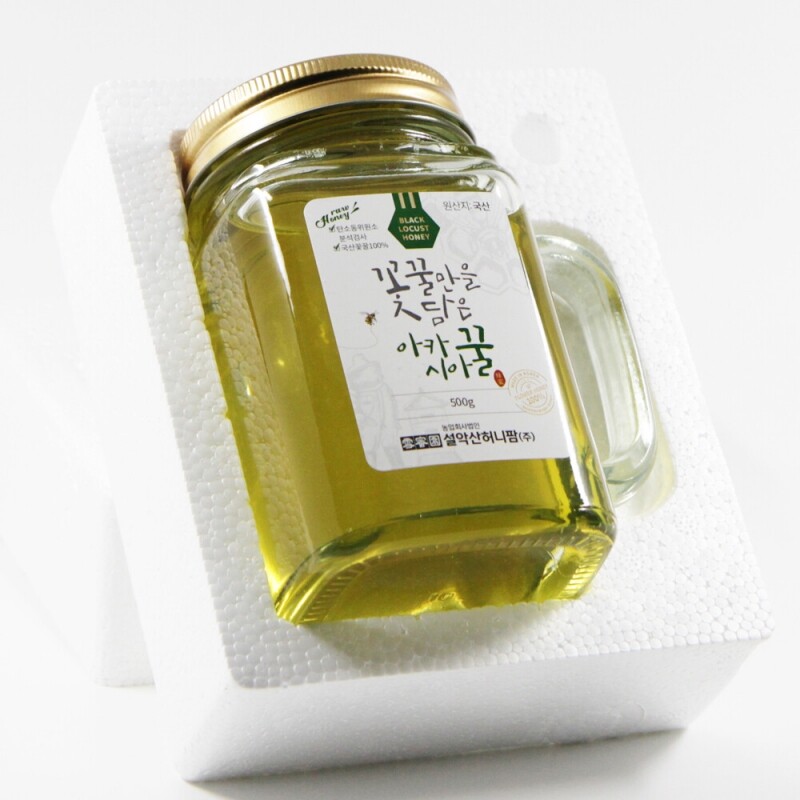 양양몰,설악산허니팜 머그아카시아꿀 500g