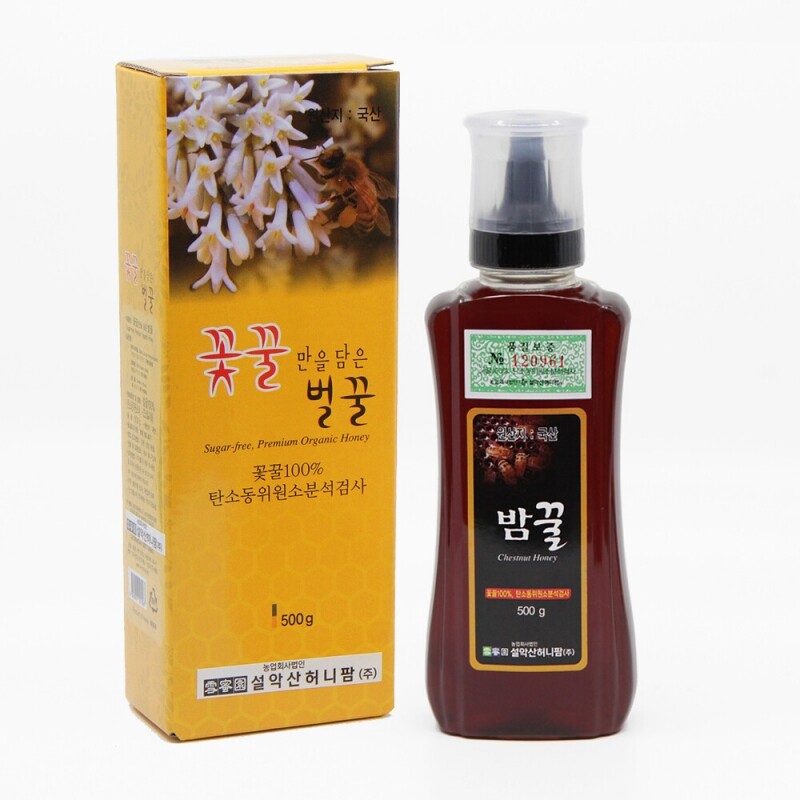 강원더몰,설악산허니팜 튜브밤꿀500g