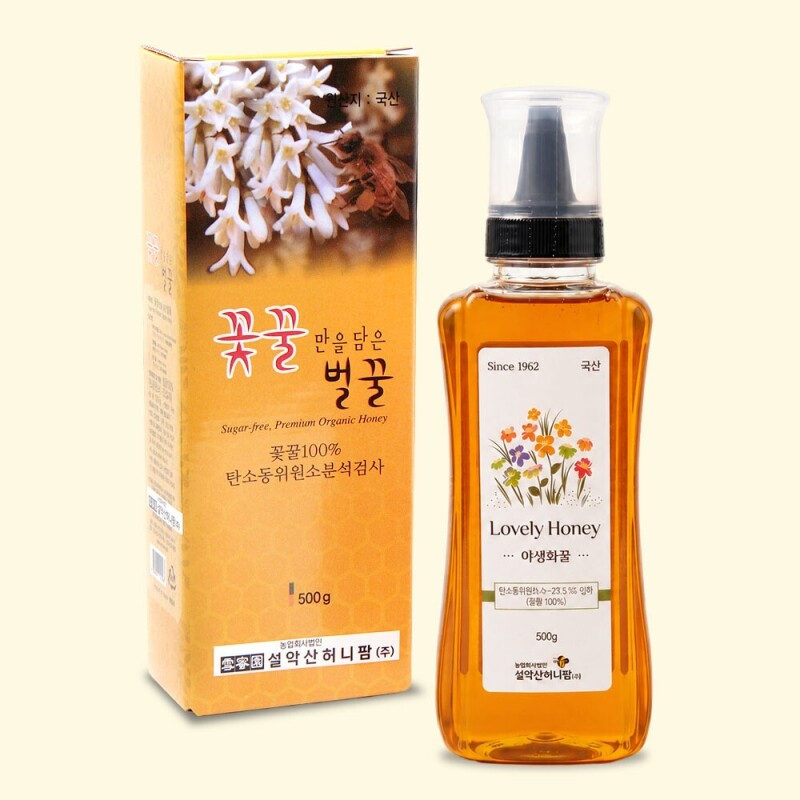 강원더몰,설악산허니팜 튜브야생화꿀 500g
